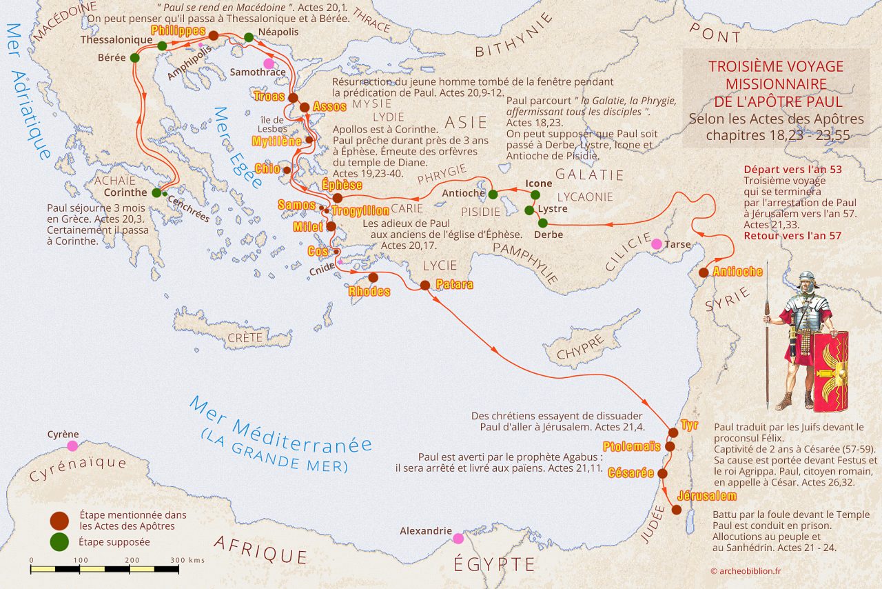 Le 3e voyage de Paul • Bible, Histoire & Archéologie